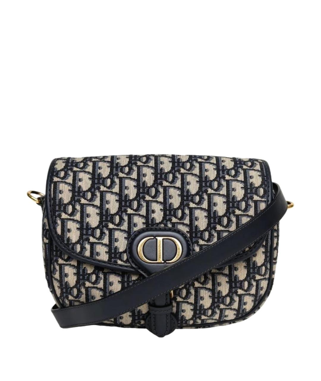 CHRISTIAN DIOR Темно-синяя сумка через плечо, фото 1