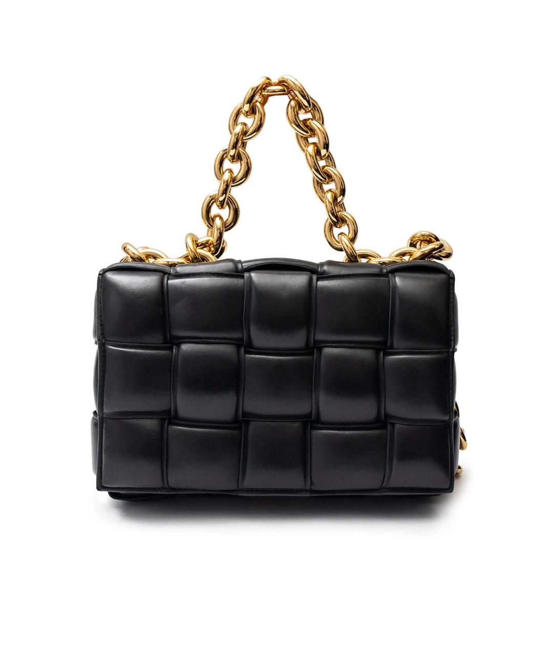 BOTTEGA VENETA Черная кожаная сумка тоут, фото 1