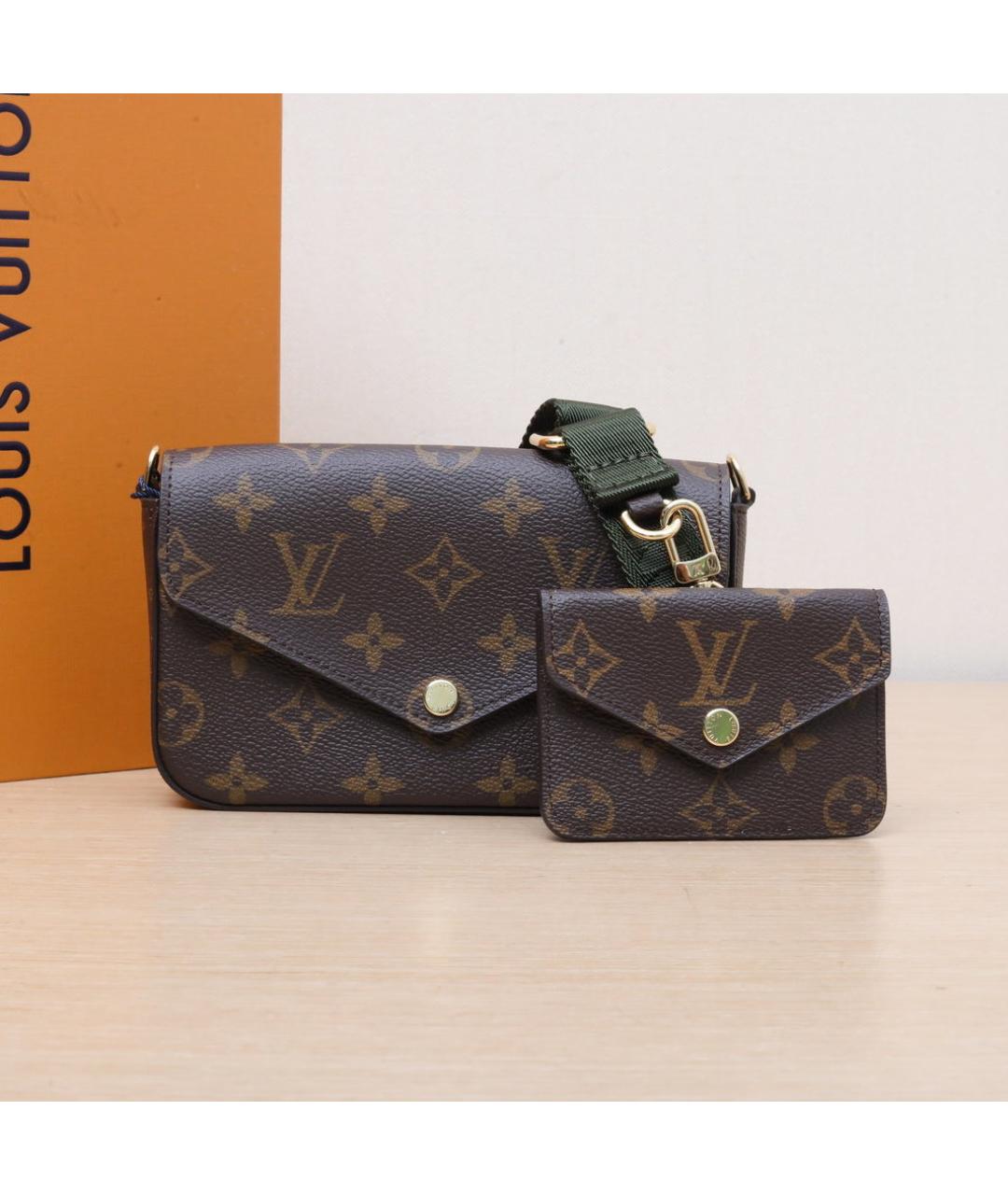 LOUIS VUITTON Коричневая сумка через плечо, фото 2