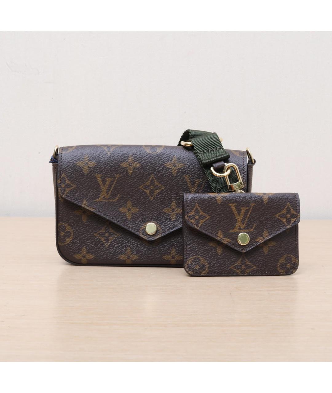 LOUIS VUITTON Коричневая сумка через плечо, фото 3
