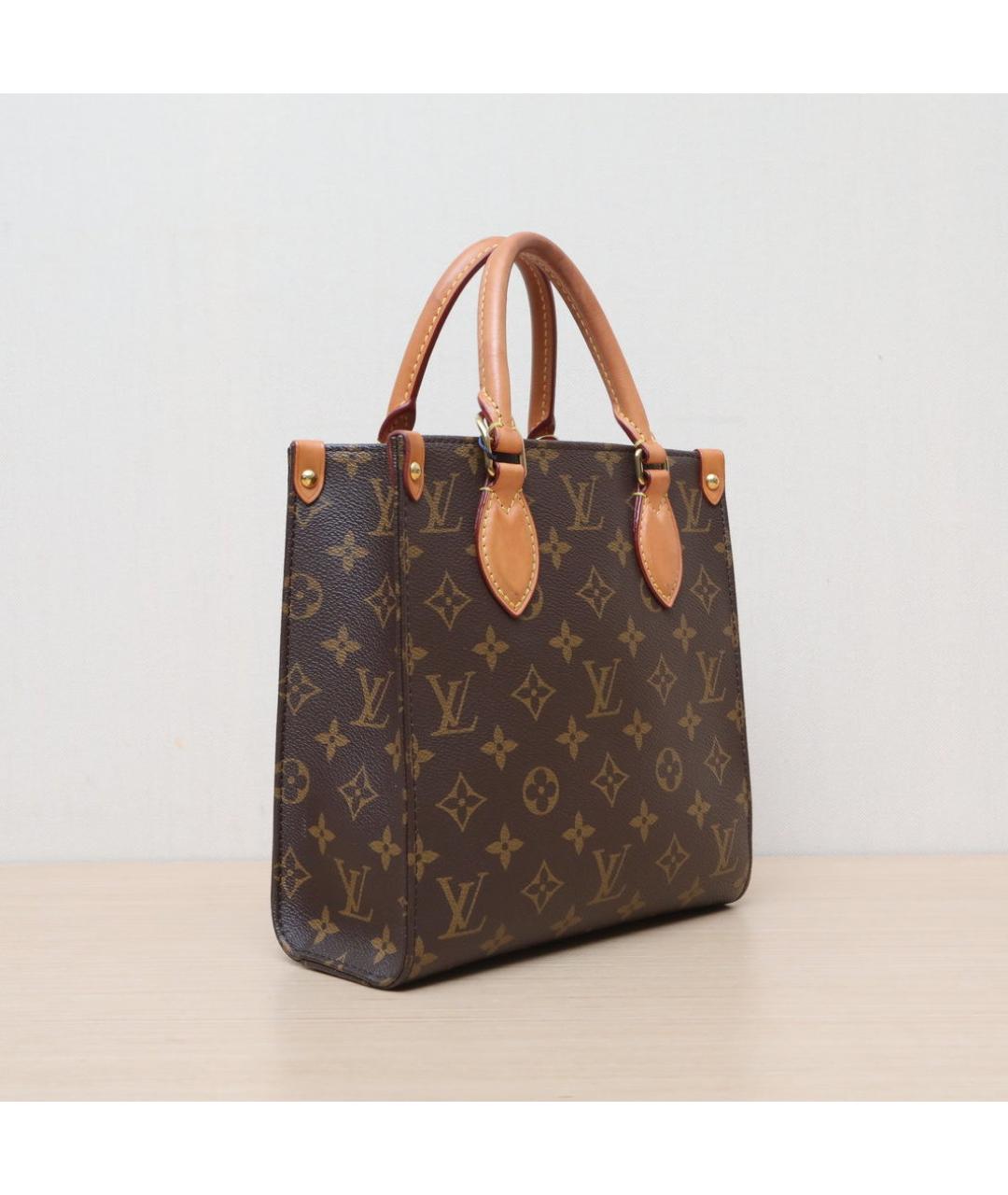 LOUIS VUITTON Коричневая сумка с короткими ручками, фото 6