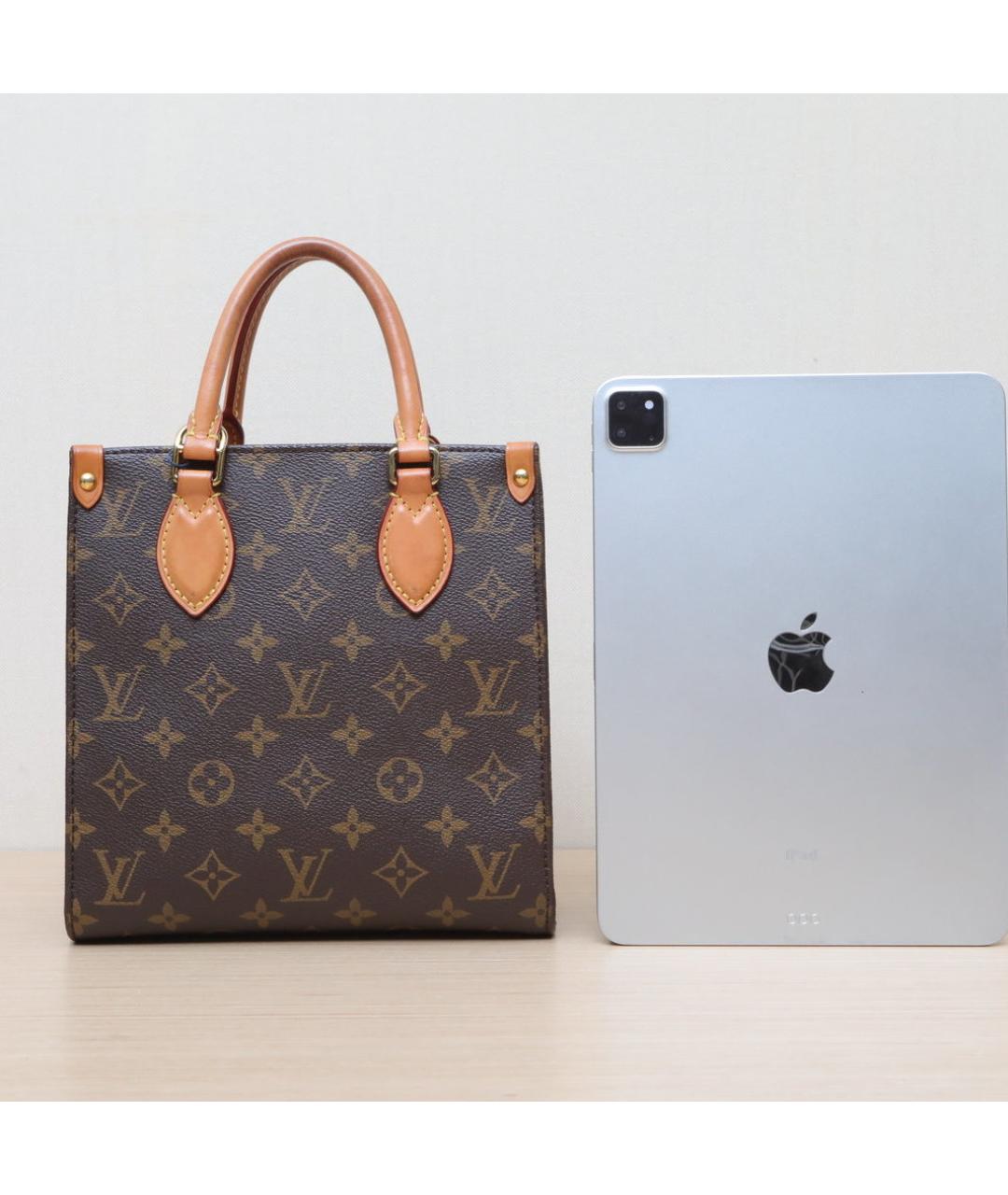 LOUIS VUITTON Коричневая сумка с короткими ручками, фото 7