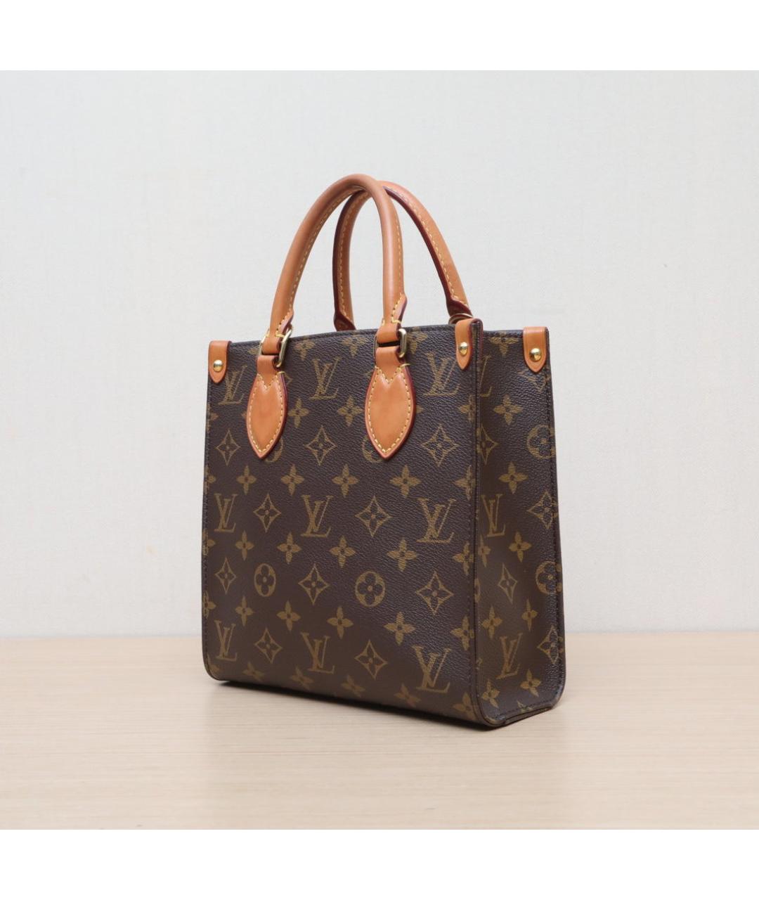 LOUIS VUITTON Коричневая сумка с короткими ручками, фото 4