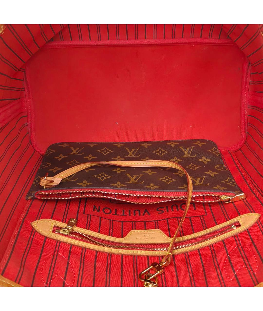 LOUIS VUITTON Коричневая сумка тоут, фото 7