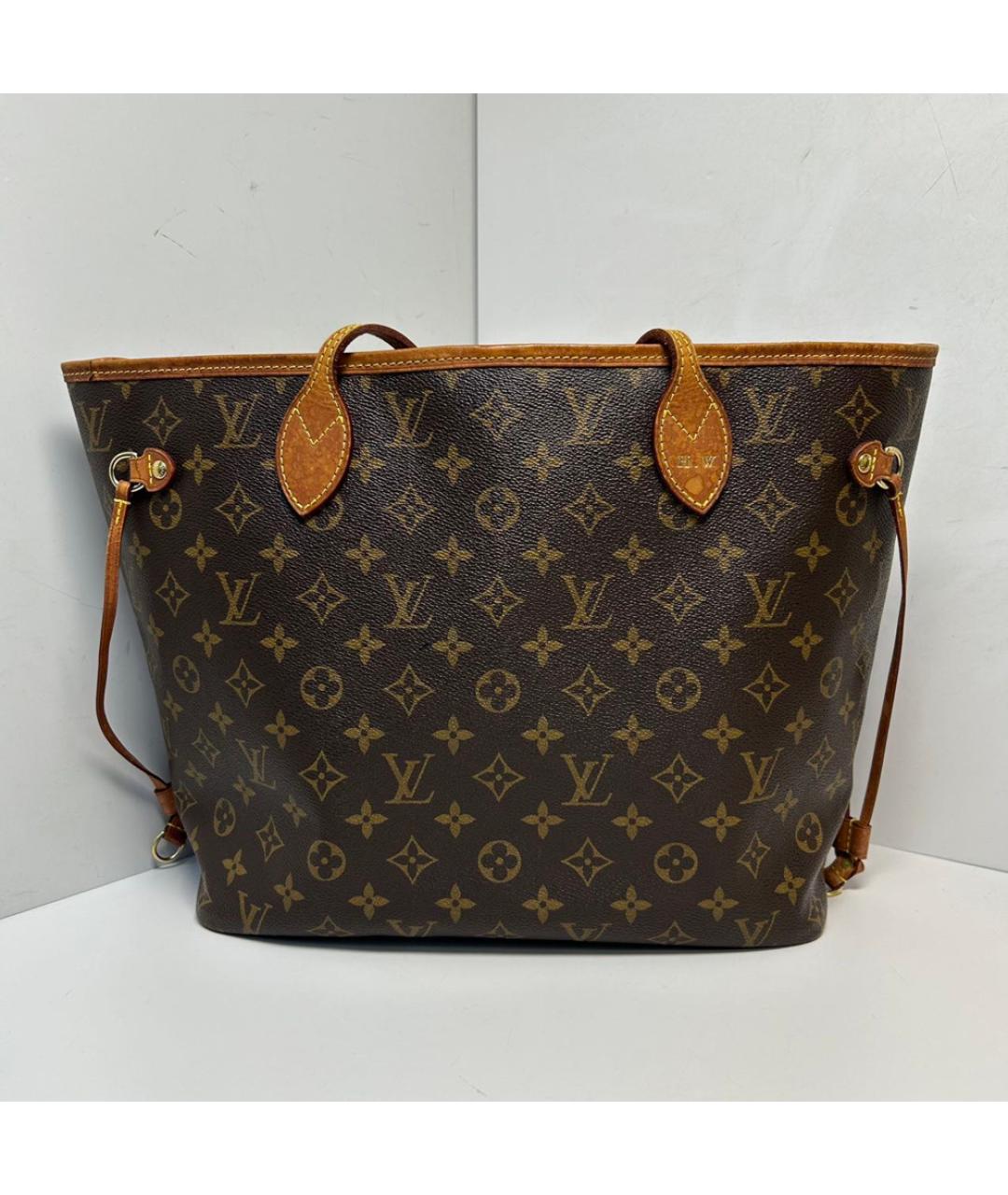 LOUIS VUITTON Коричневая сумка тоут, фото 9