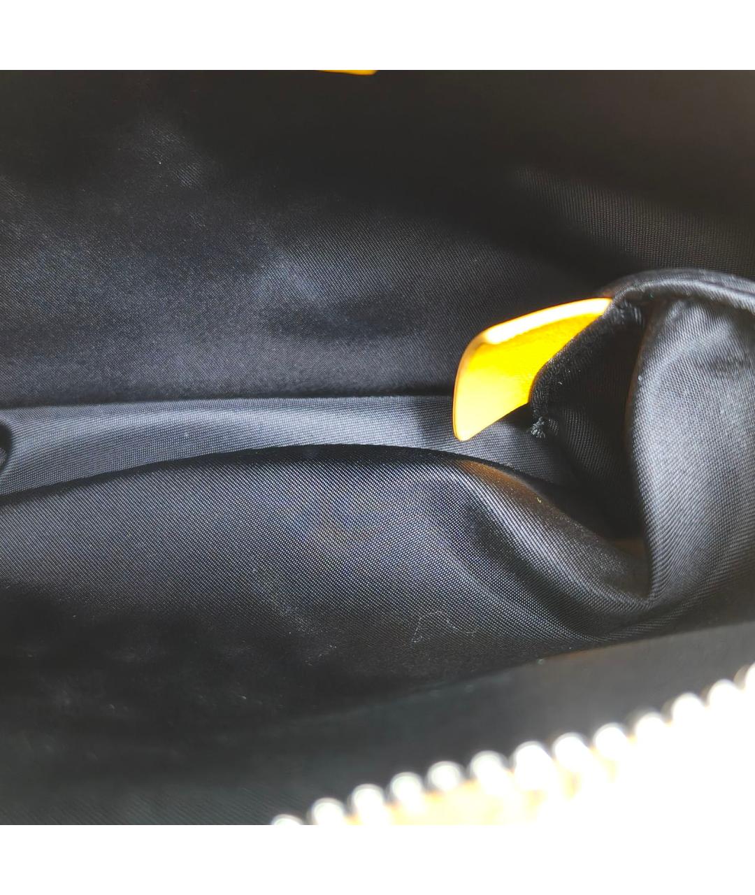 CHRISTIAN DIOR Желтая кожаная поясная сумка, фото 7