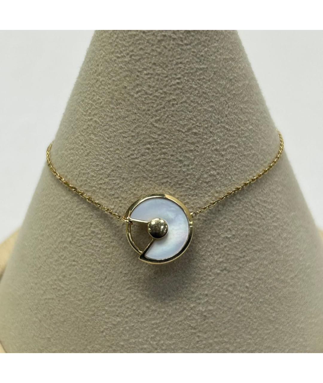 CARTIER Белый браслет из желтого золота, фото 7