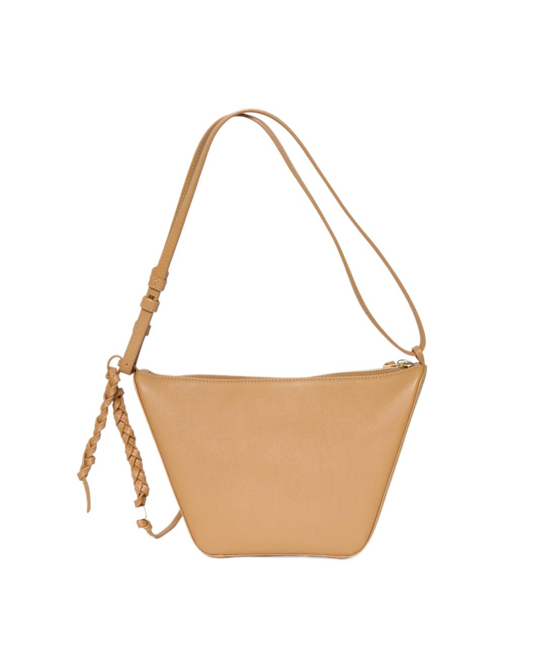 LOEWE Коричневая кожаная сумка через плечо, фото 10