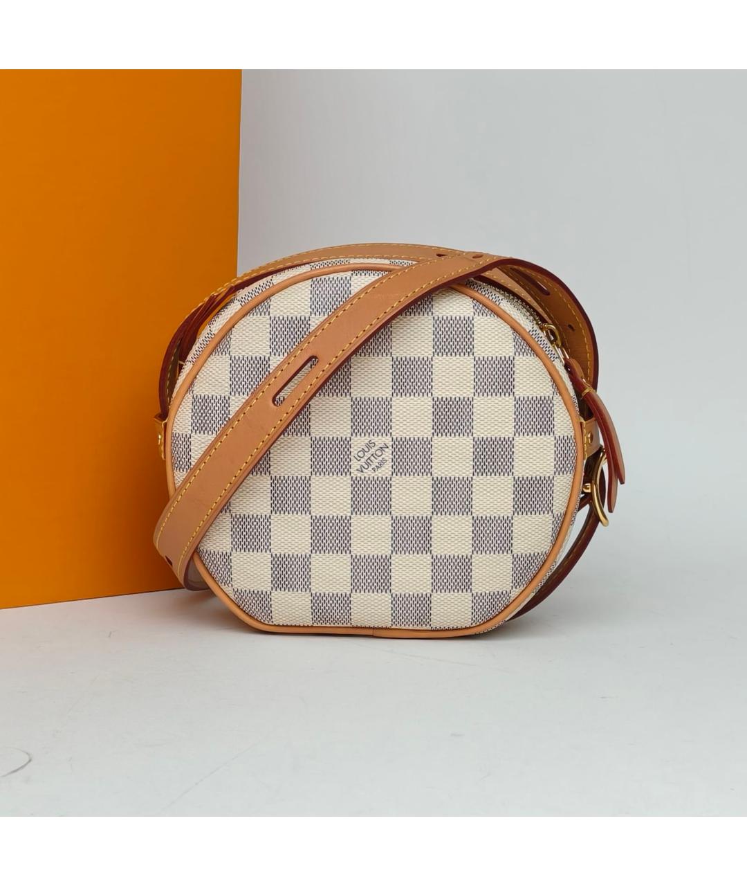 LOUIS VUITTON Белая сумка через плечо, фото 8