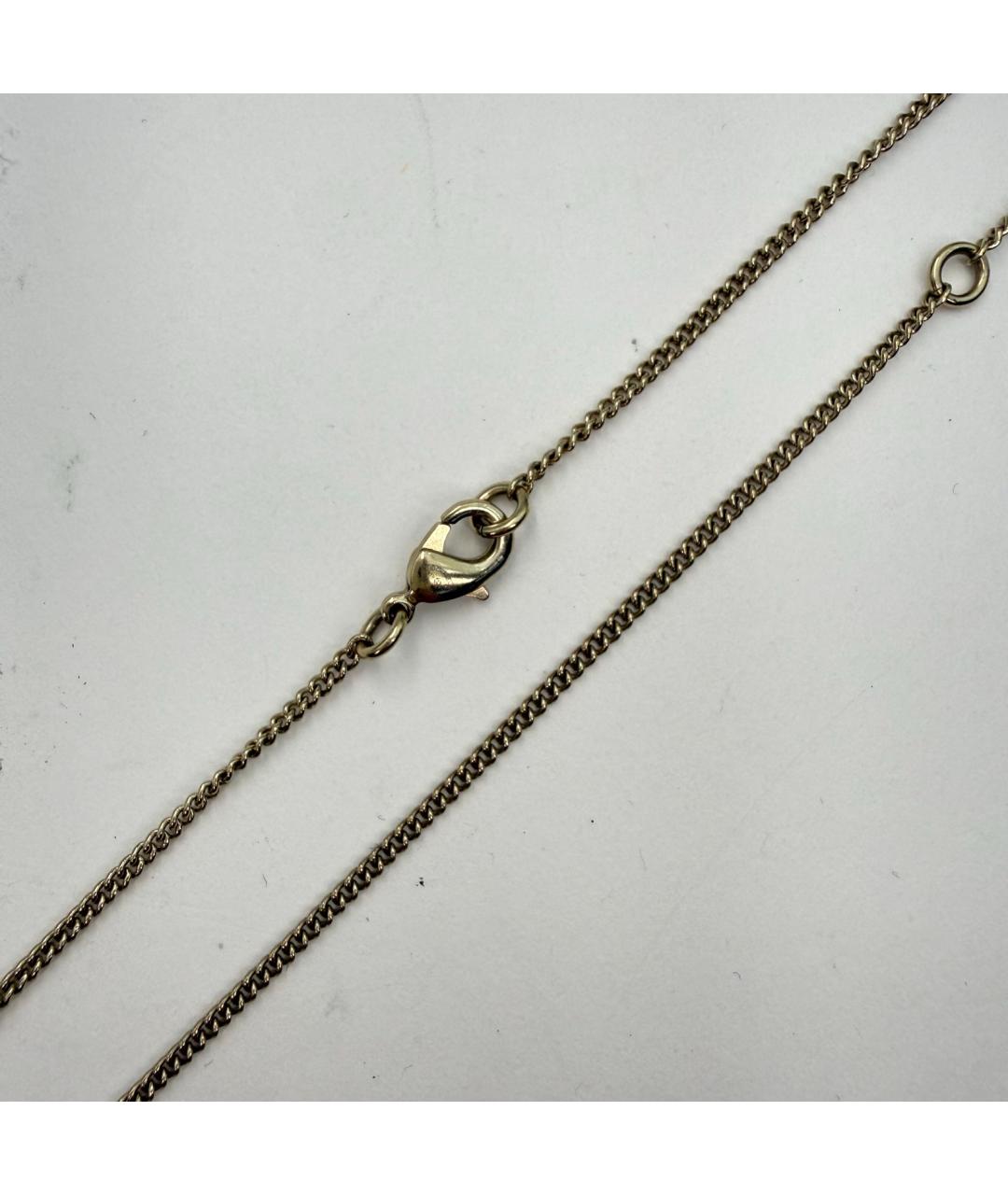 CHANEL Золотая металлическая подвеска, фото 6