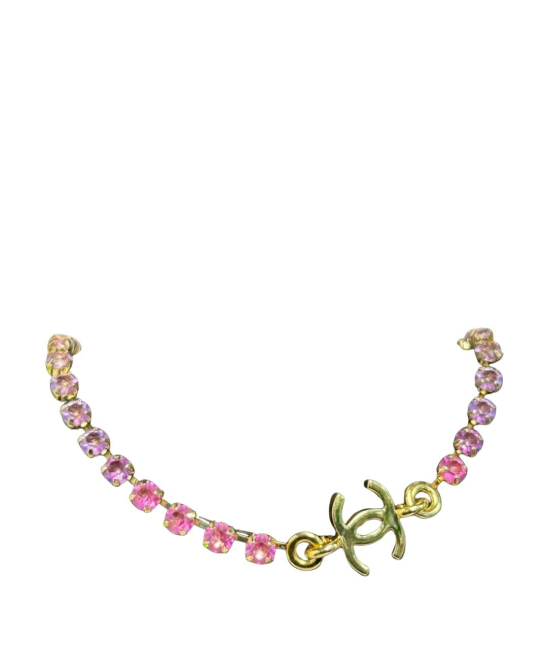 CHANEL Золотое металлическое колье, фото 1