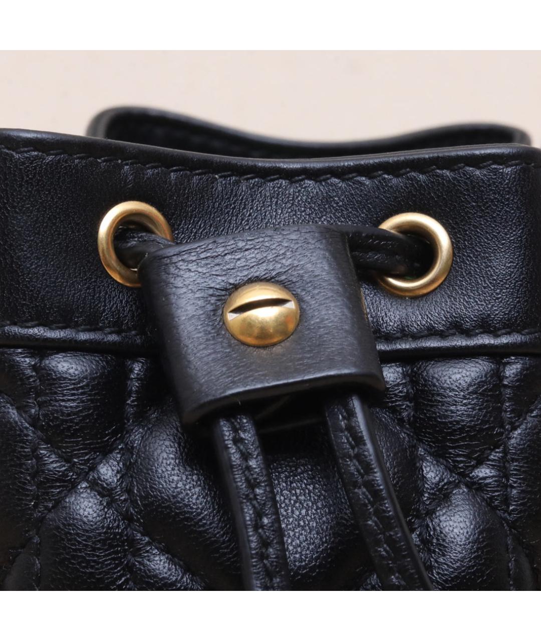 CHRISTIAN DIOR Черная кожаная сумка через плечо, фото 8
