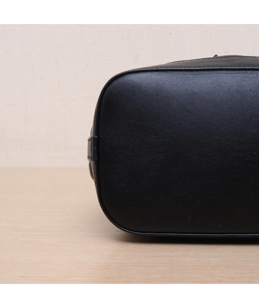 CHRISTIAN DIOR Черная кожаная сумка через плечо, фото 9