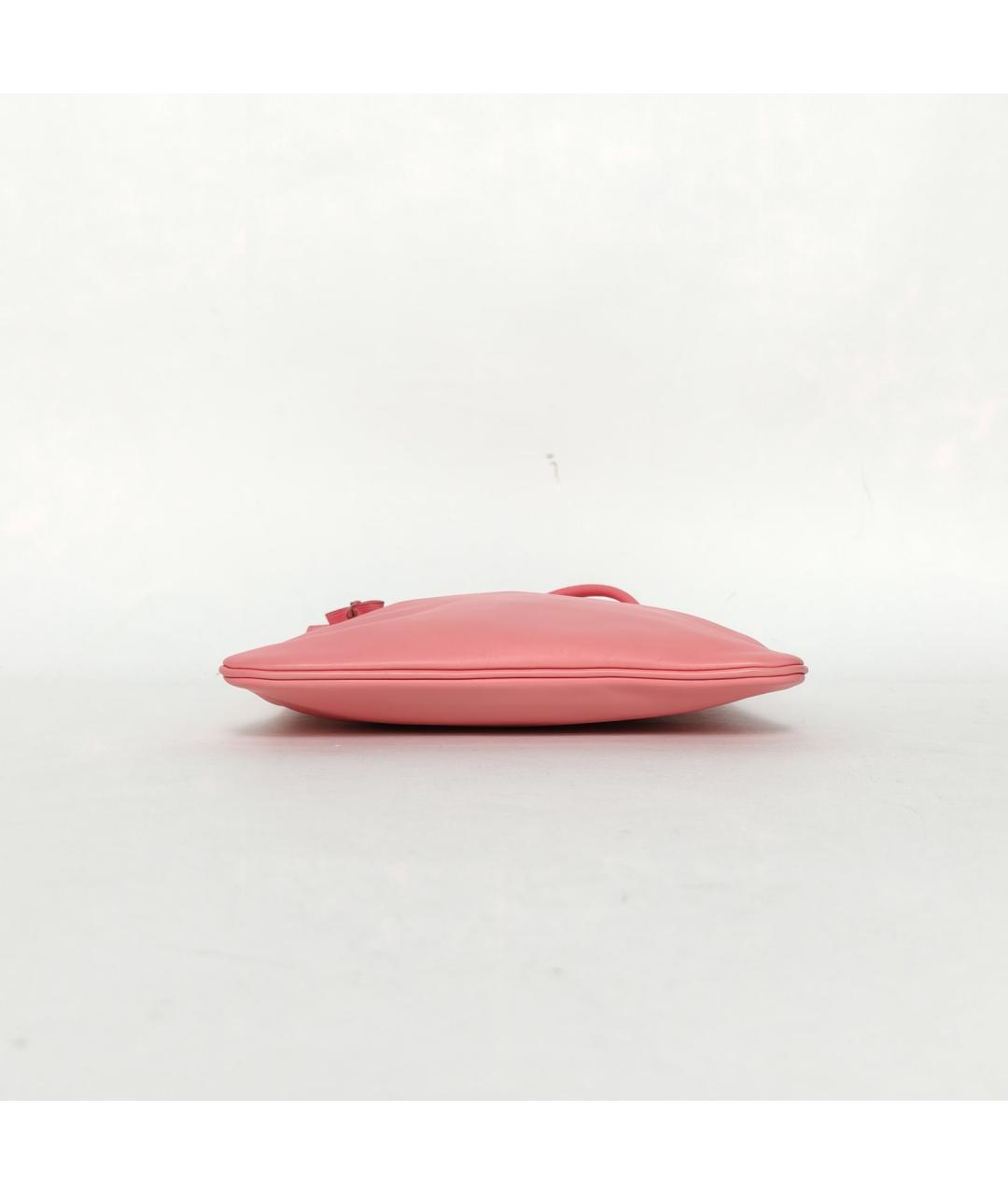 HERMES Розовая кожаная сумка через плечо, фото 6