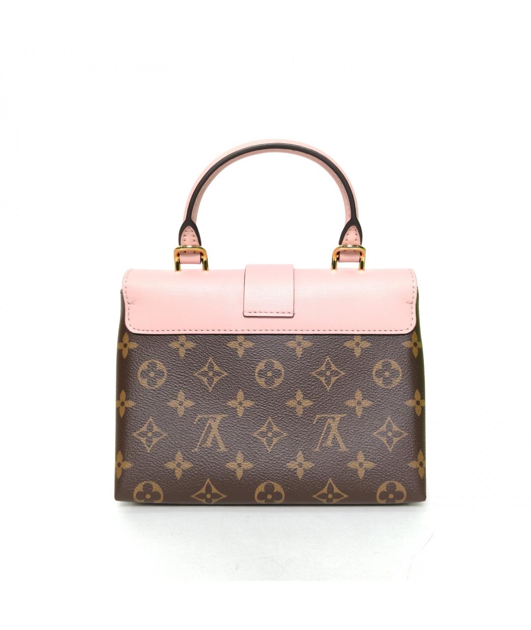 LOUIS VUITTON Розовая кожаная сумка с короткими ручками, фото 4