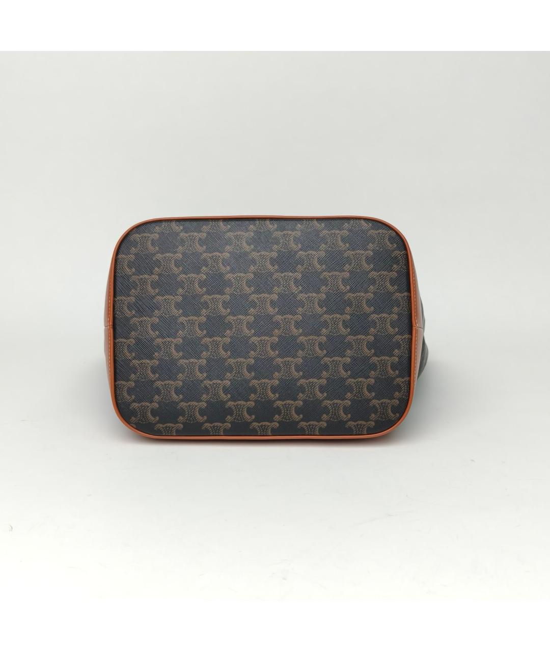 CELINE Коричневая сумка через плечо, фото 6