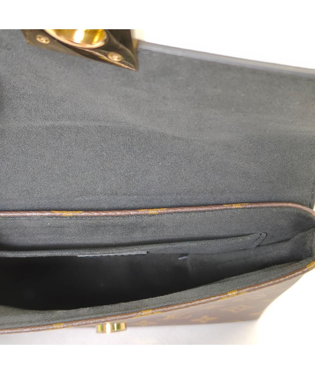 LOUIS VUITTON Коричневая сумка с короткими ручками, фото 8