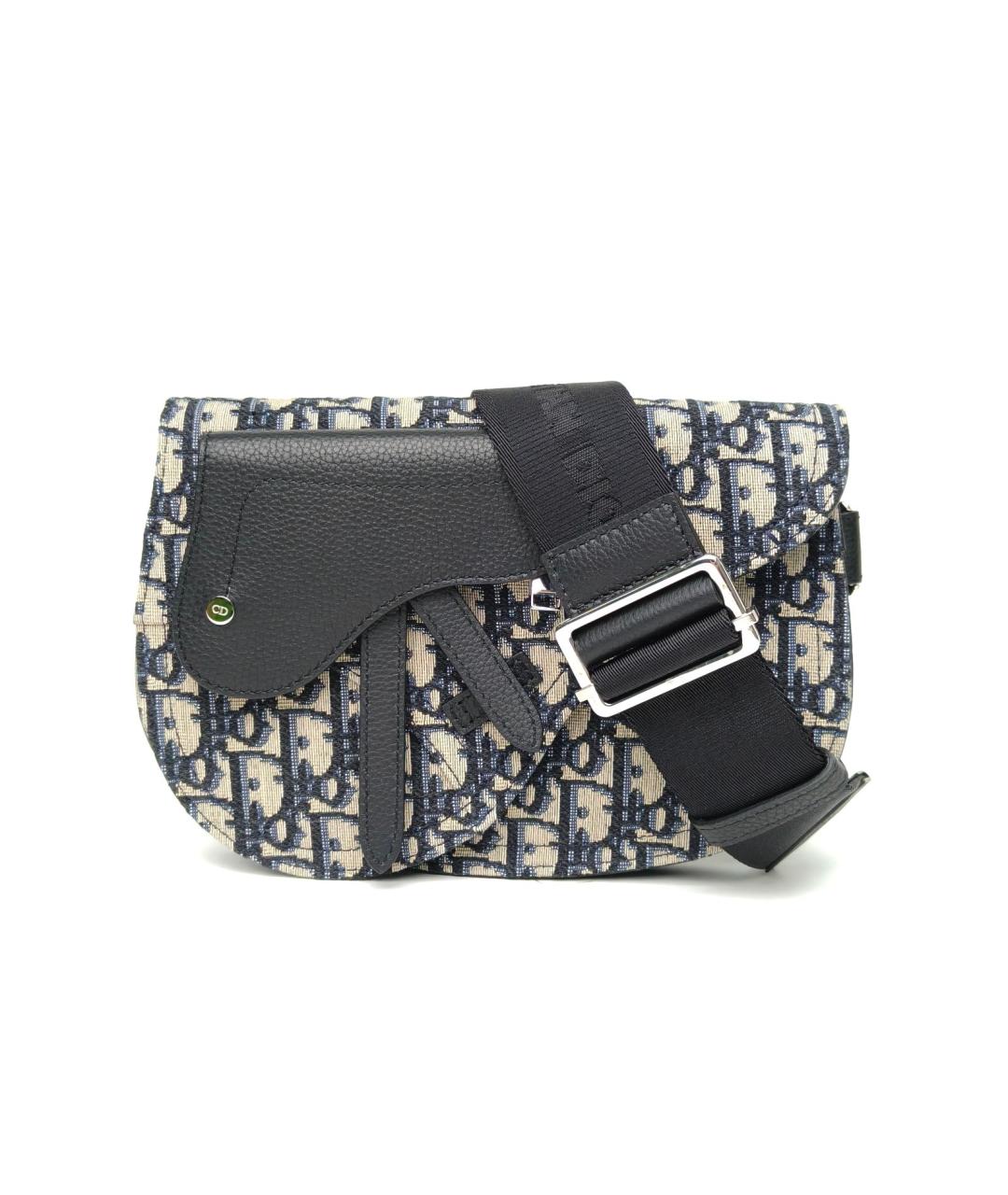 CHRISTIAN DIOR Синяя сумка через плечо, фото 2