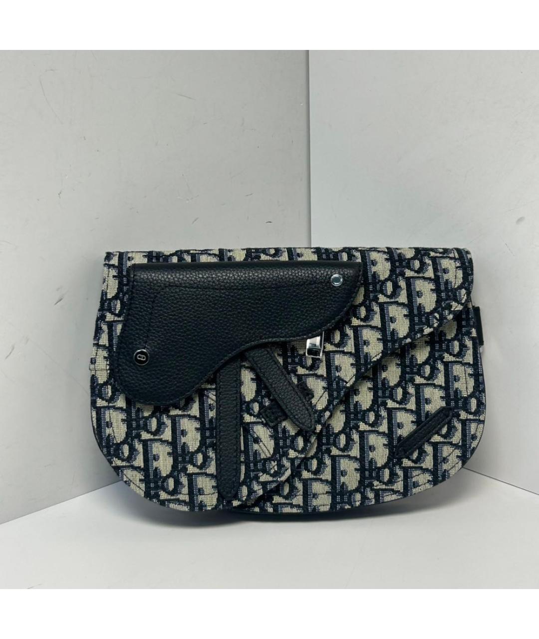 CHRISTIAN DIOR Синяя сумка через плечо, фото 8