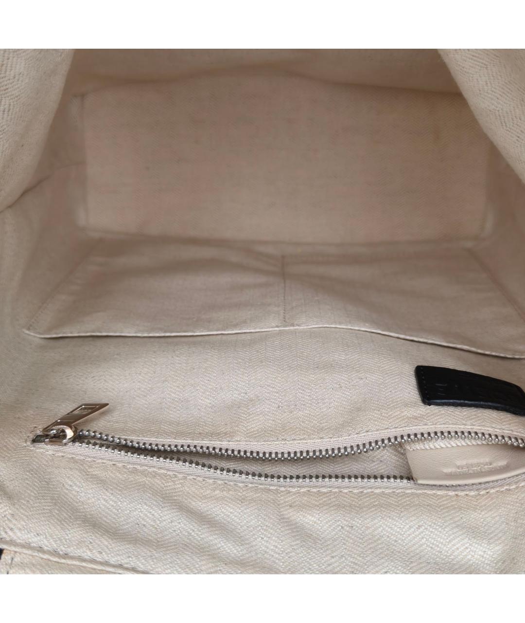 LOEWE Черный кожаный рюкзак, фото 7