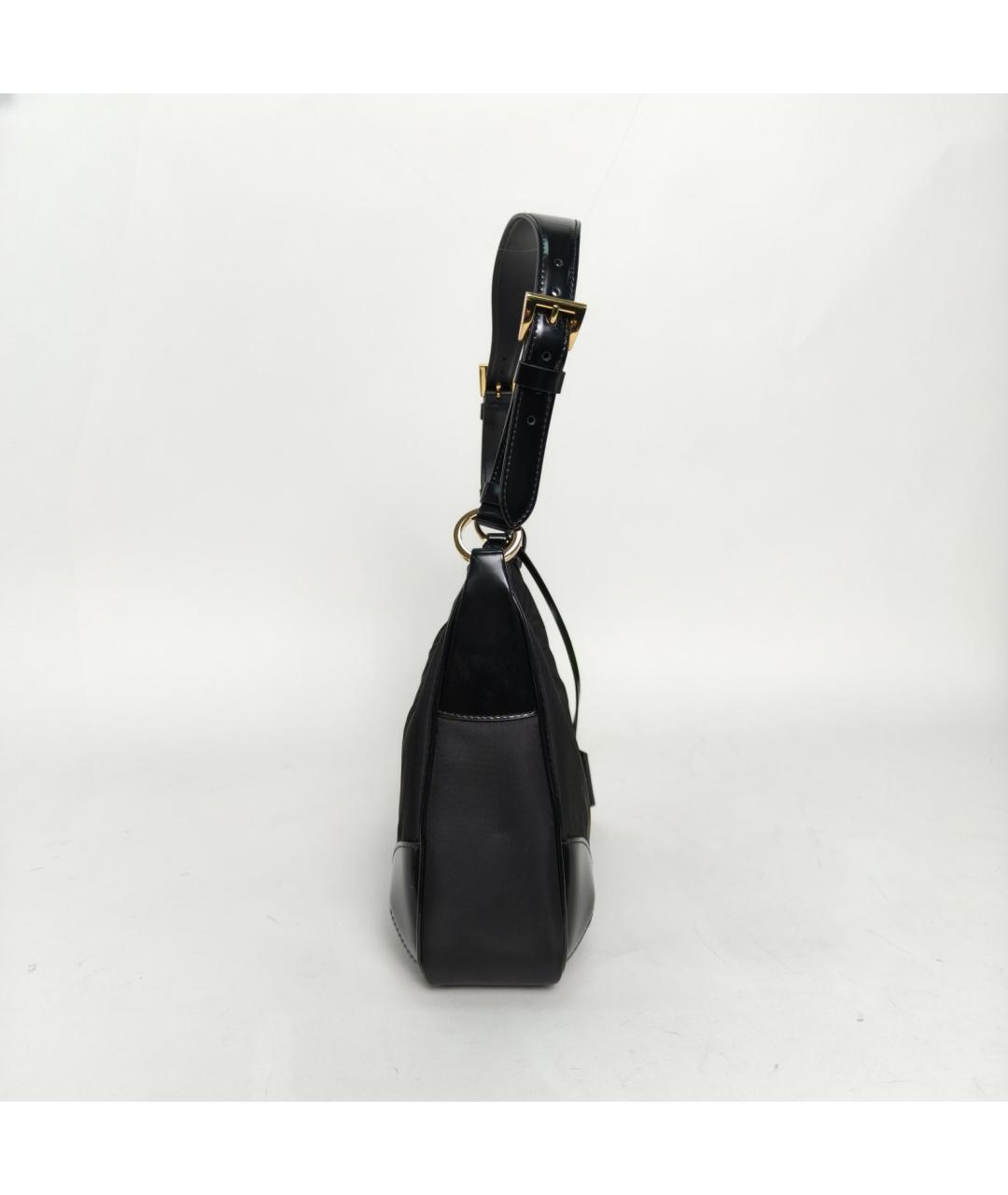 PRADA Черная тканевая сумка через плечо, фото 5