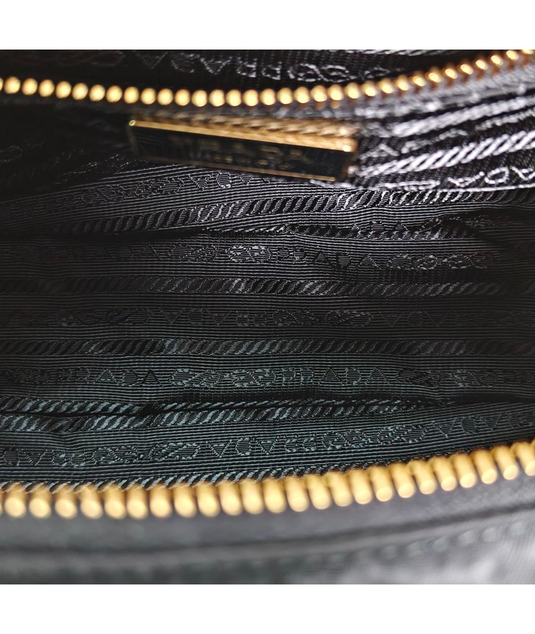 PRADA Черная тканевая сумка через плечо, фото 8