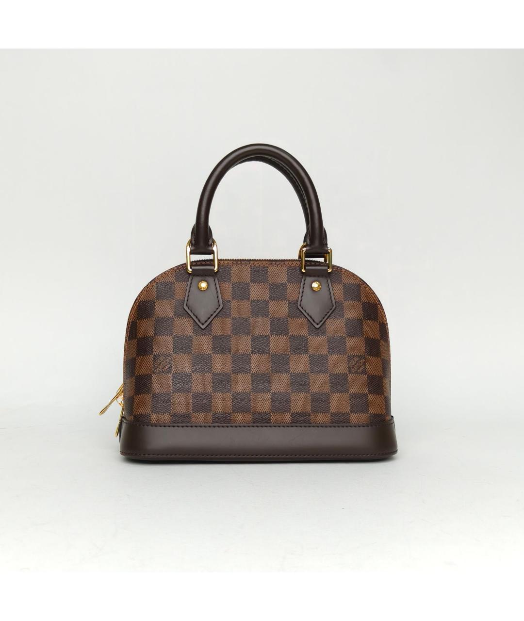 LOUIS VUITTON Коричневая сумка с короткими ручками, фото 4