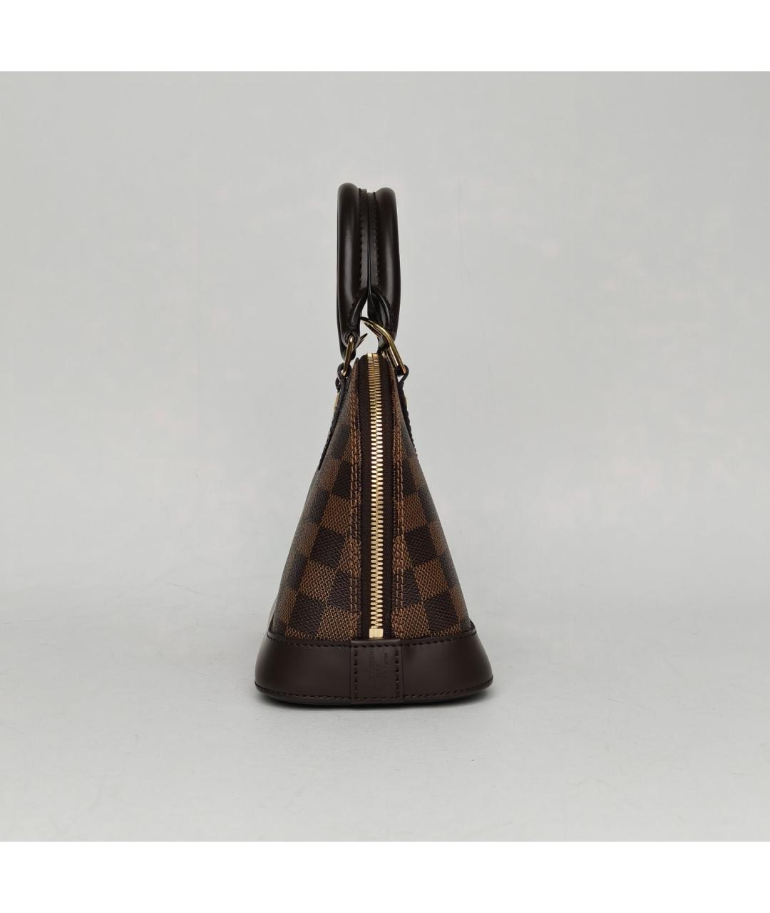 LOUIS VUITTON Коричневая сумка с короткими ручками, фото 5