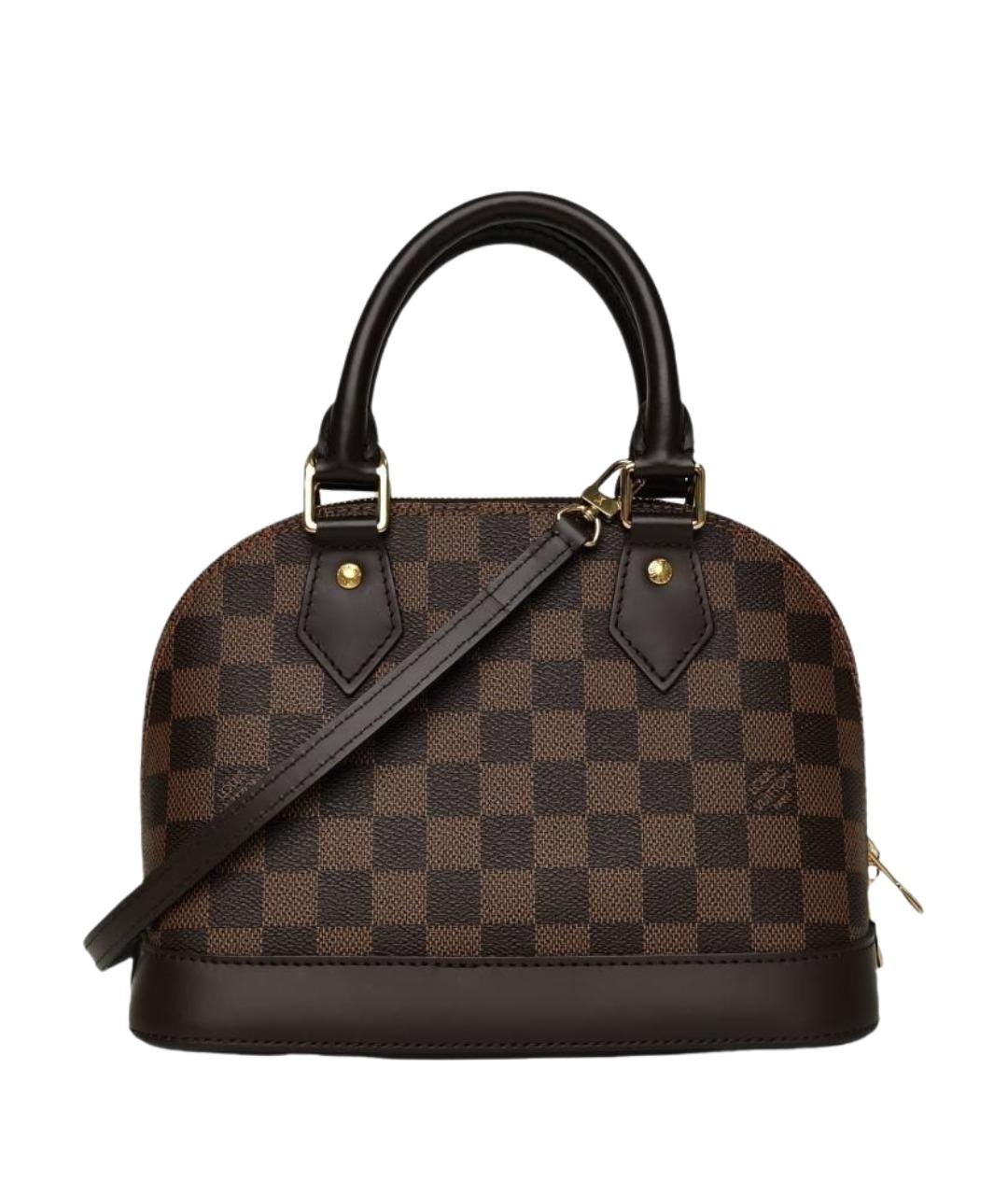 LOUIS VUITTON Коричневая сумка с короткими ручками, фото 1