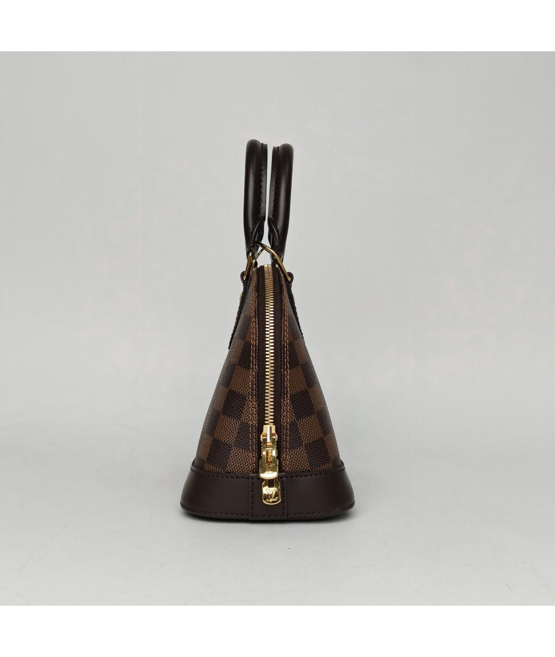 LOUIS VUITTON Коричневая сумка с короткими ручками, фото 3