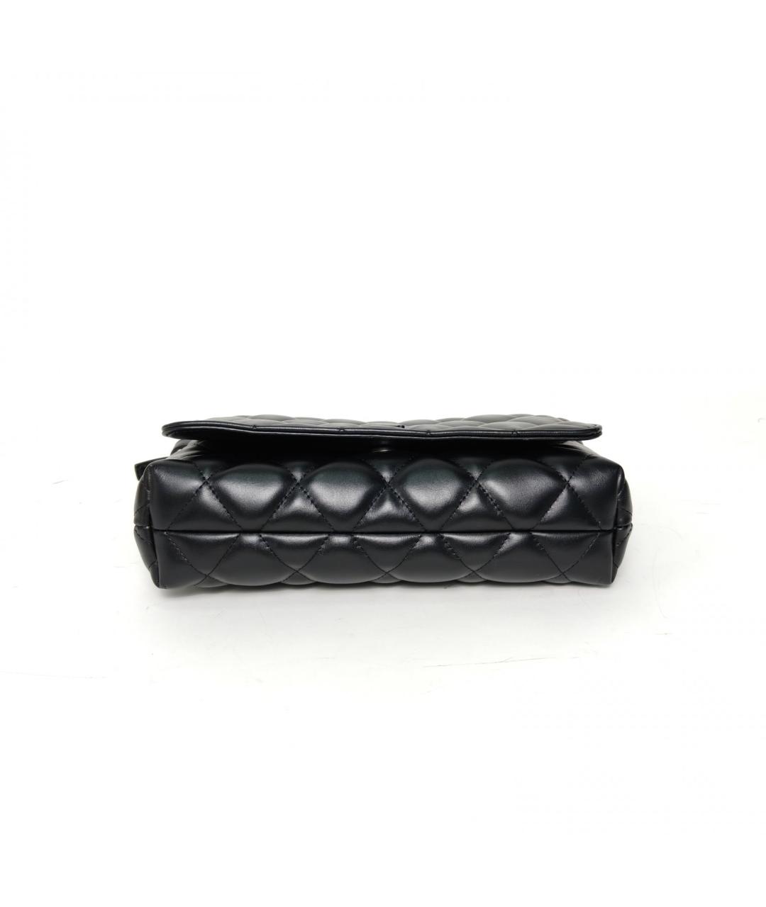 BALENCIAGA Черная кожаная сумка через плечо, фото 6