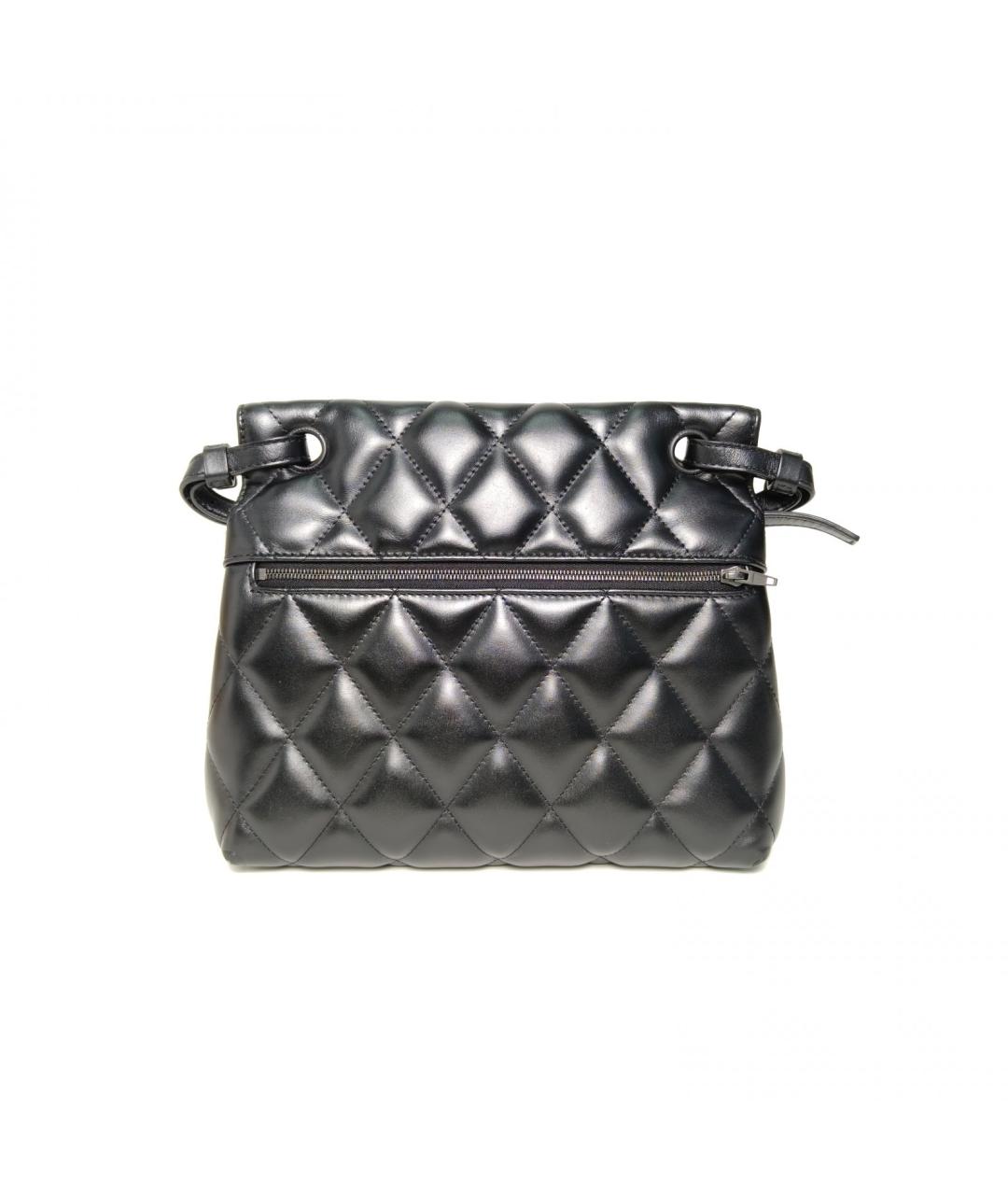 BALENCIAGA Черная кожаная сумка через плечо, фото 4