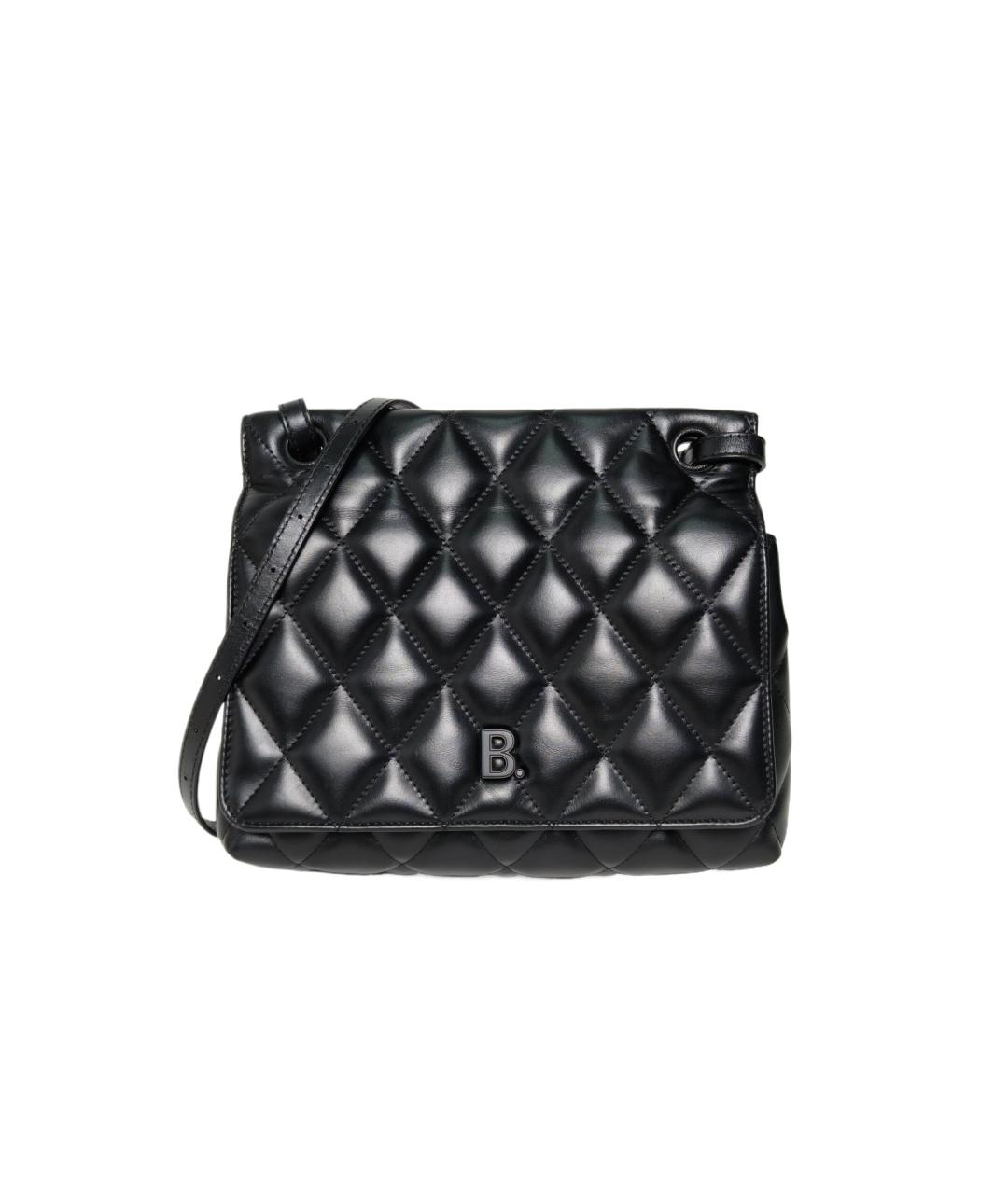 BALENCIAGA Черная кожаная сумка через плечо, фото 10