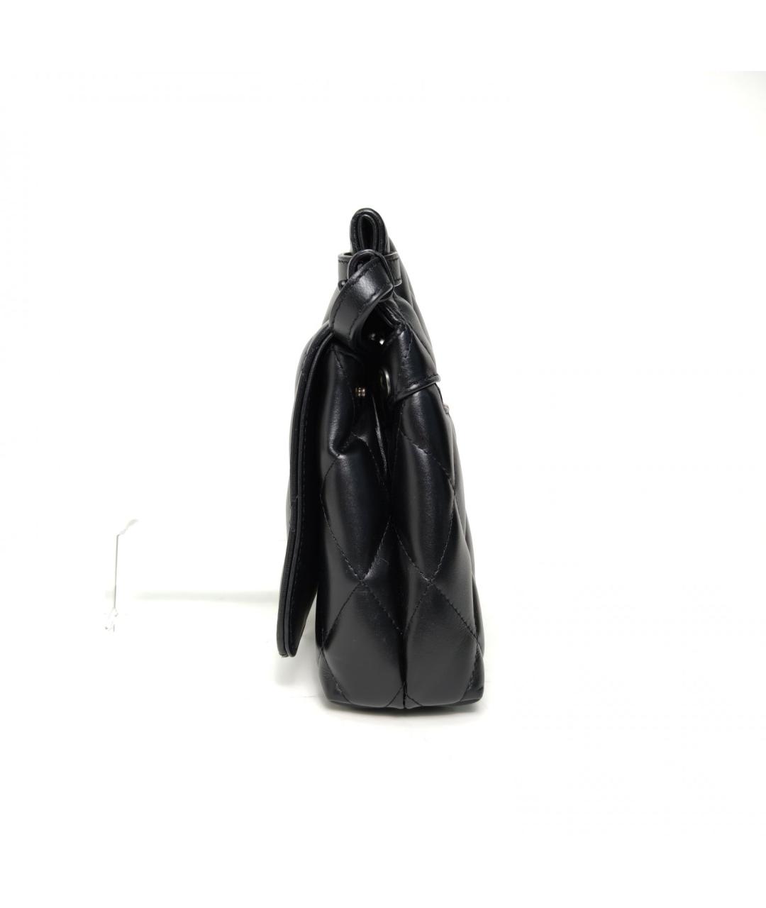BALENCIAGA Черная кожаная сумка через плечо, фото 5