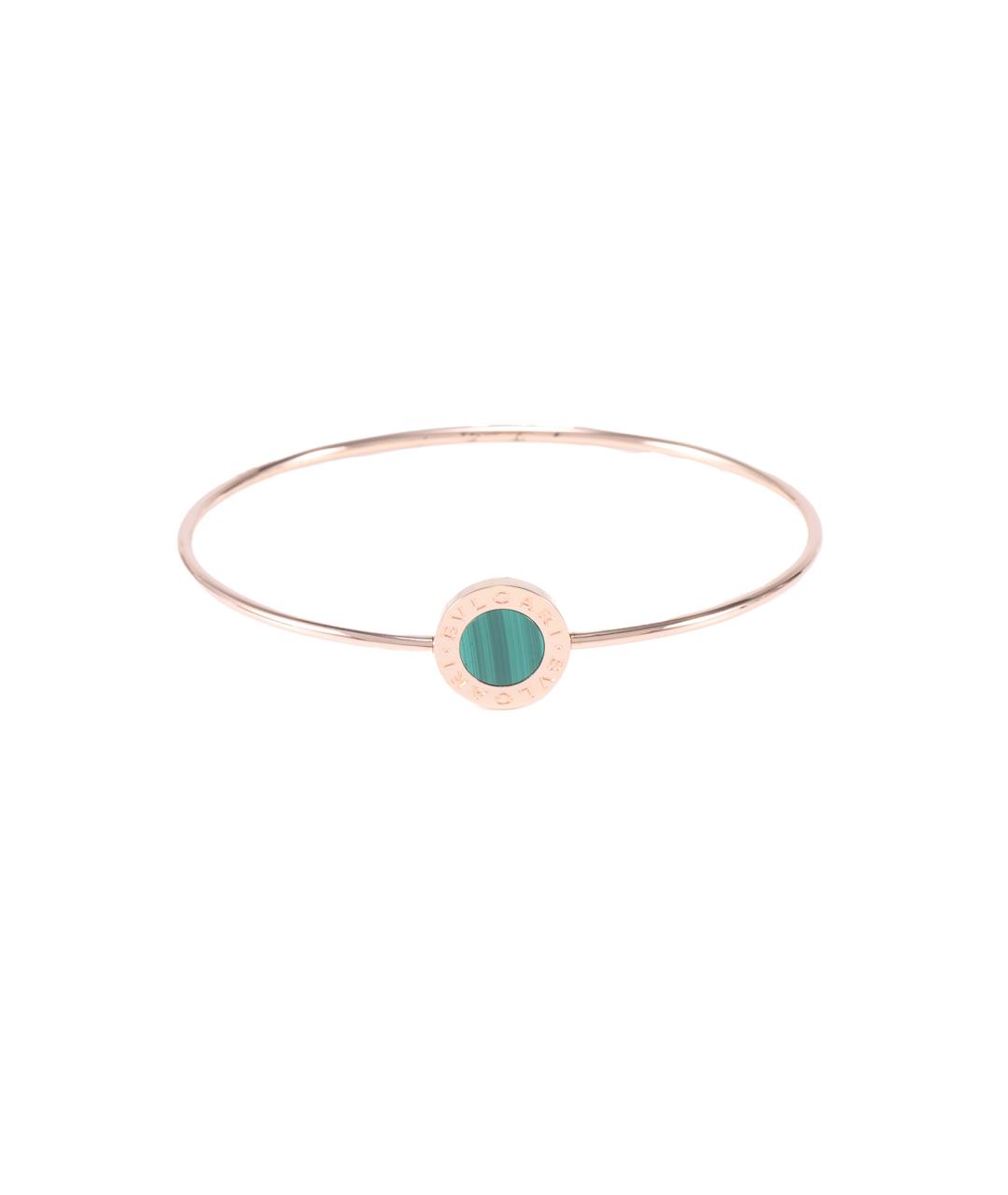 BVLGARI Зеленый браслет из розового золота, фото 9