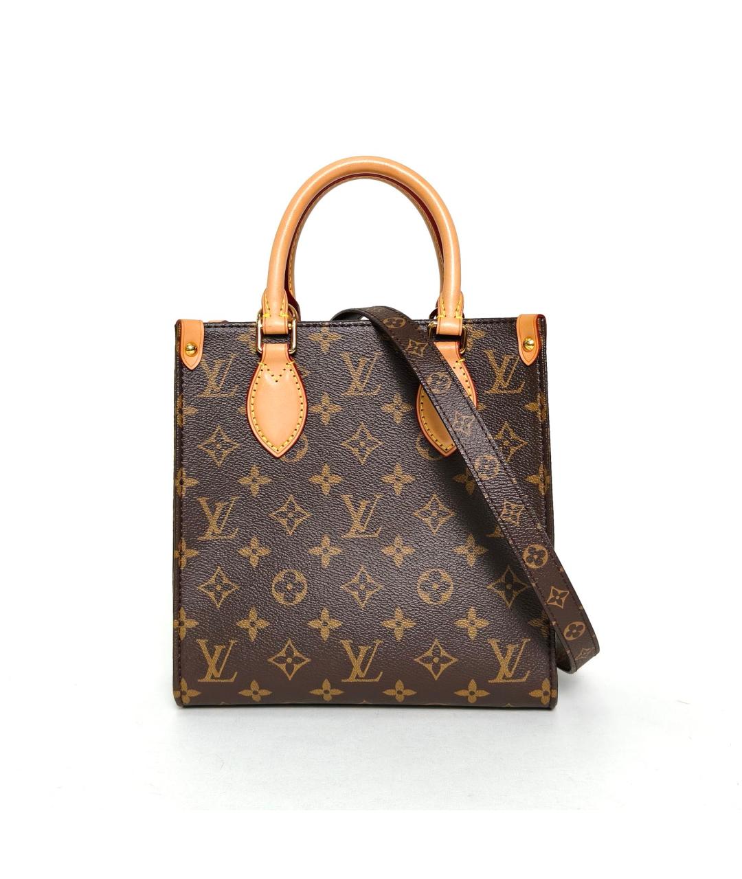 LOUIS VUITTON Коричневая сумка с короткими ручками, фото 2