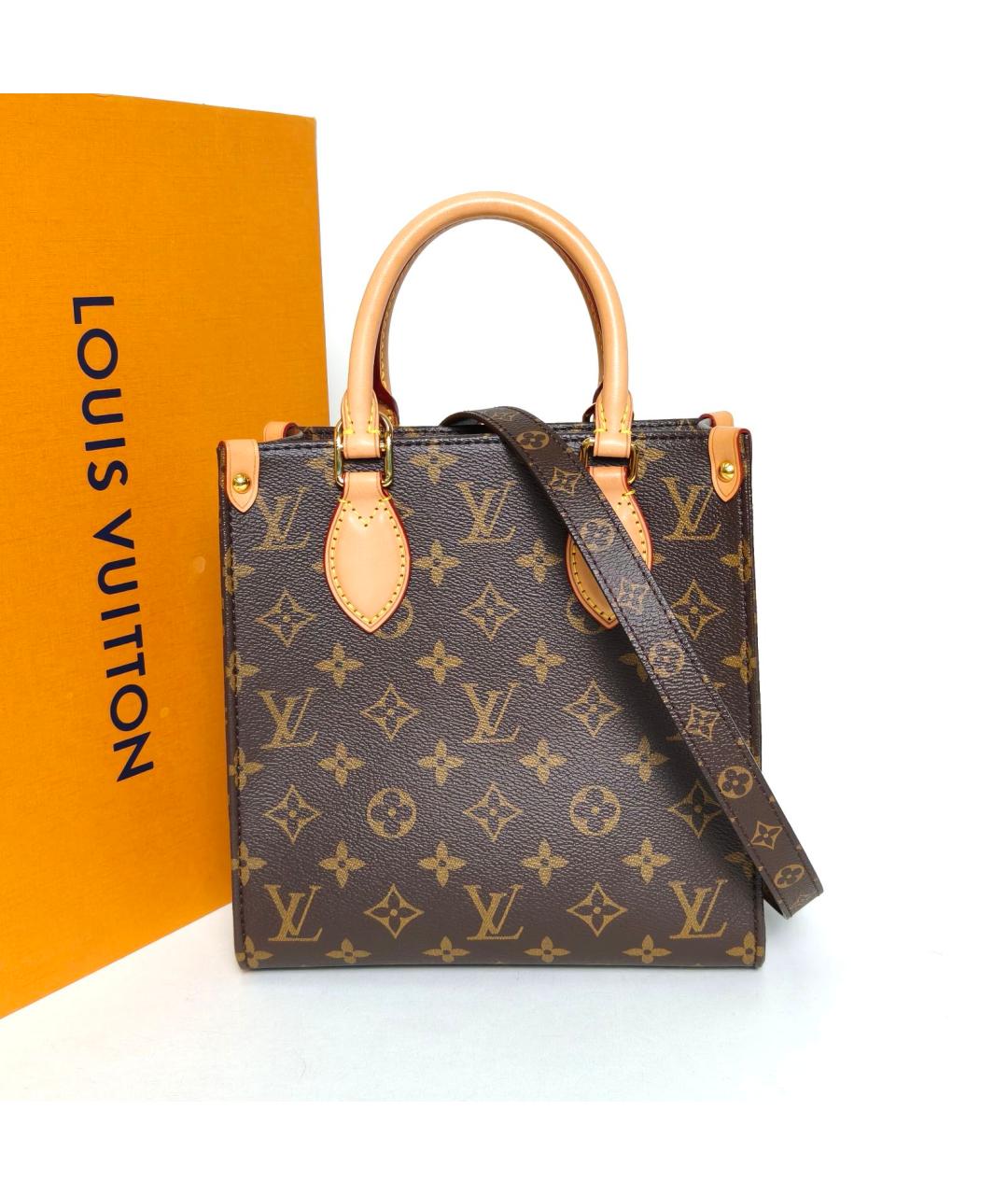 LOUIS VUITTON Коричневая сумка с короткими ручками, фото 8