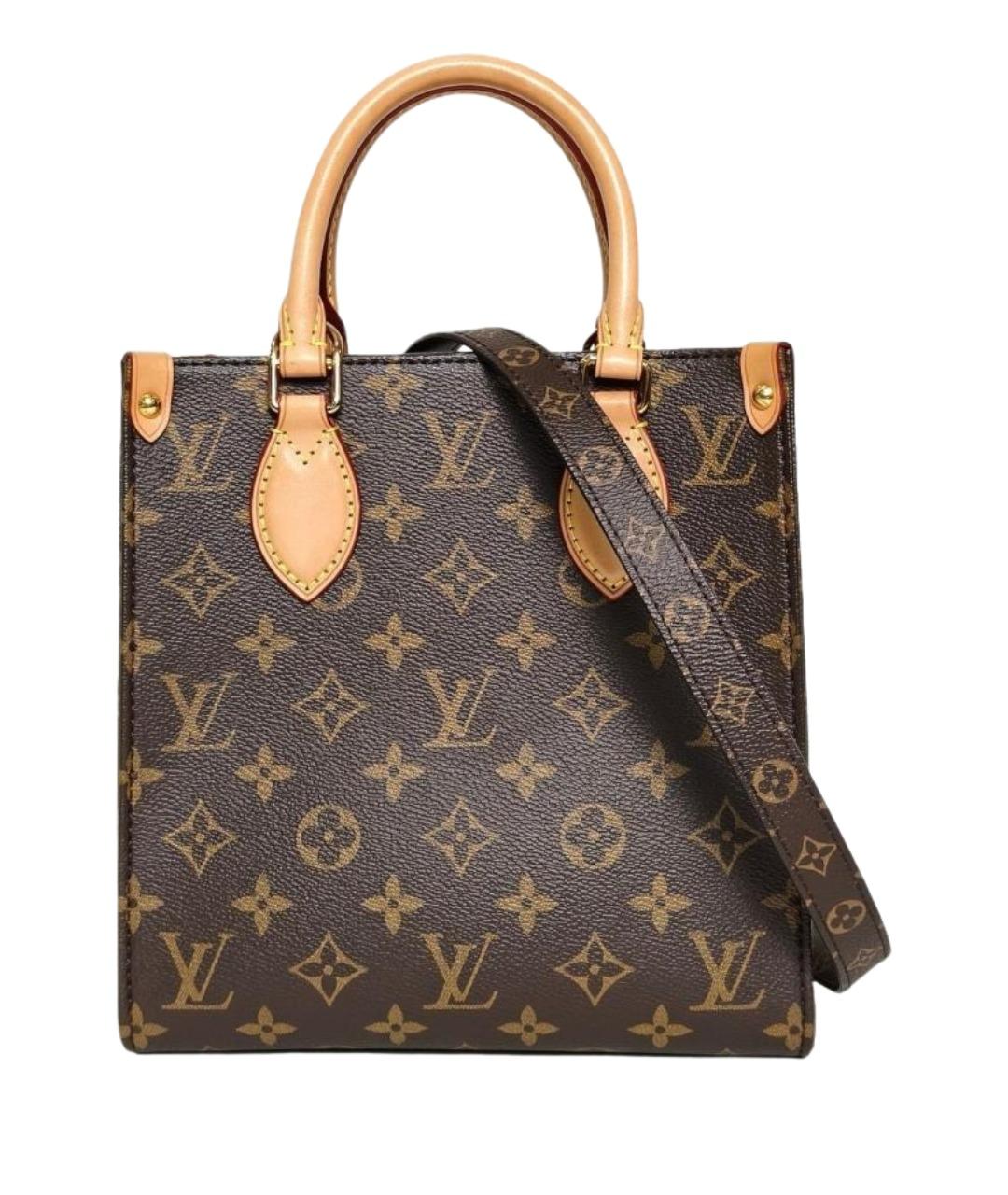 LOUIS VUITTON Коричневая сумка с короткими ручками, фото 1