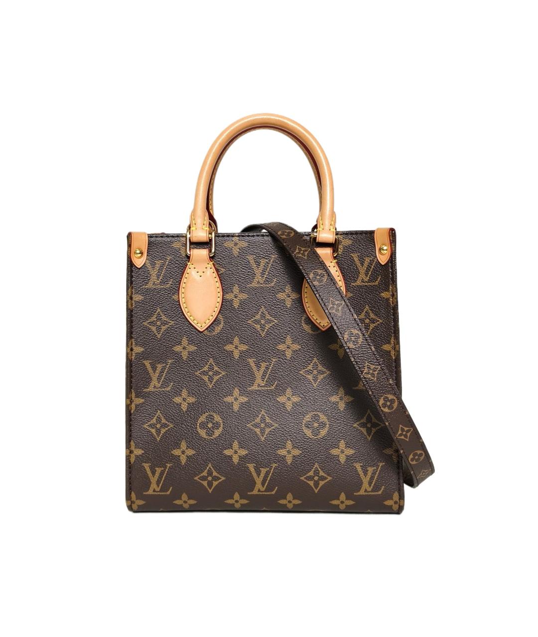 LOUIS VUITTON Коричневая сумка с короткими ручками, фото 9