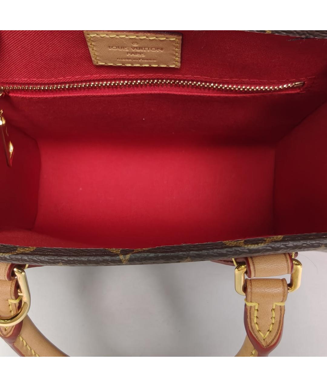 LOUIS VUITTON Коричневая сумка с короткими ручками, фото 7