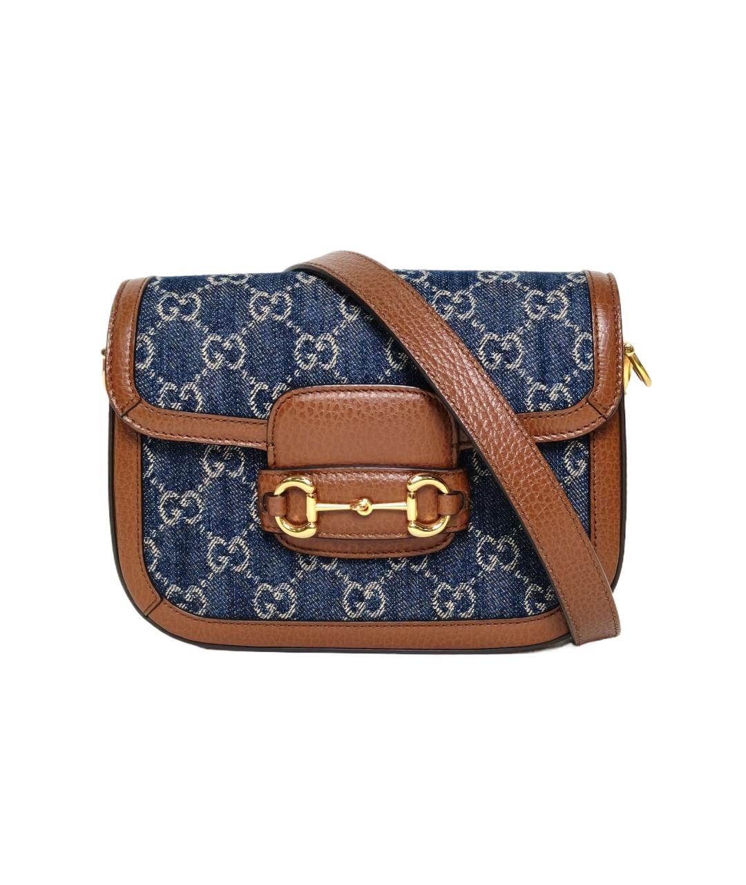 GUCCI Синяя деним сумка через плечо, фото 10