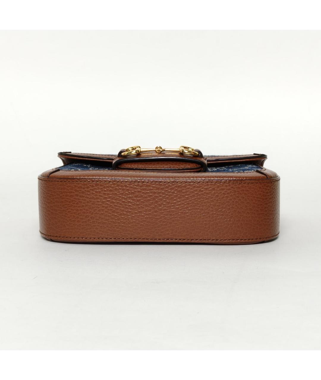 GUCCI Синяя деним сумка через плечо, фото 6