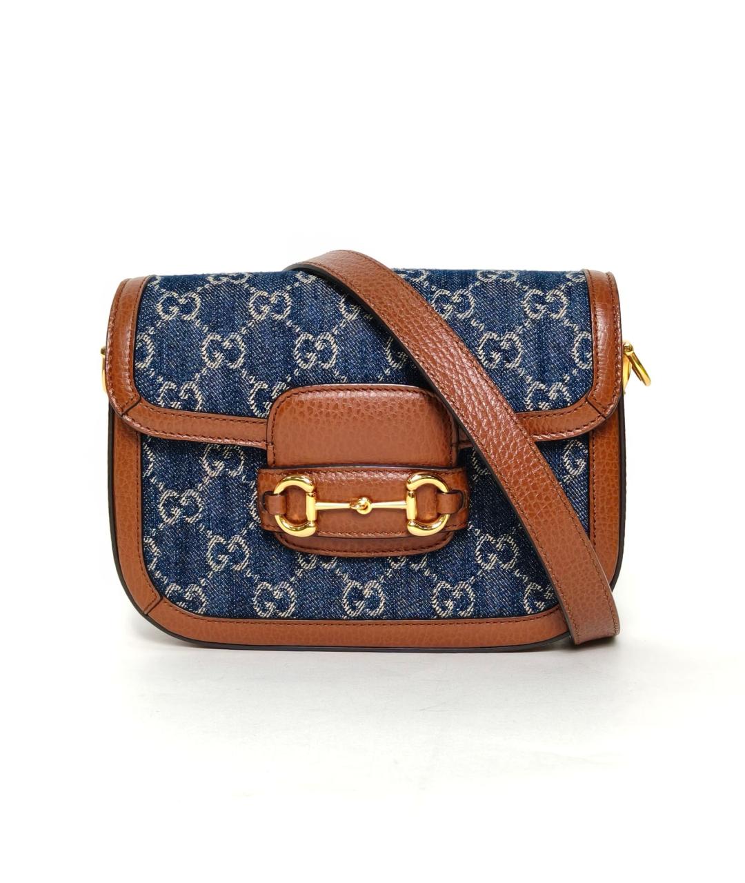 GUCCI Синяя деним сумка через плечо, фото 2