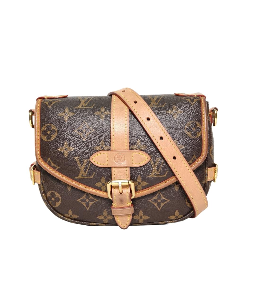 LOUIS VUITTON Коричневая сумка через плечо, фото 10