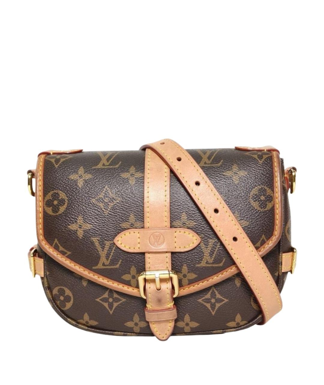 LOUIS VUITTON Коричневая сумка через плечо, фото 1