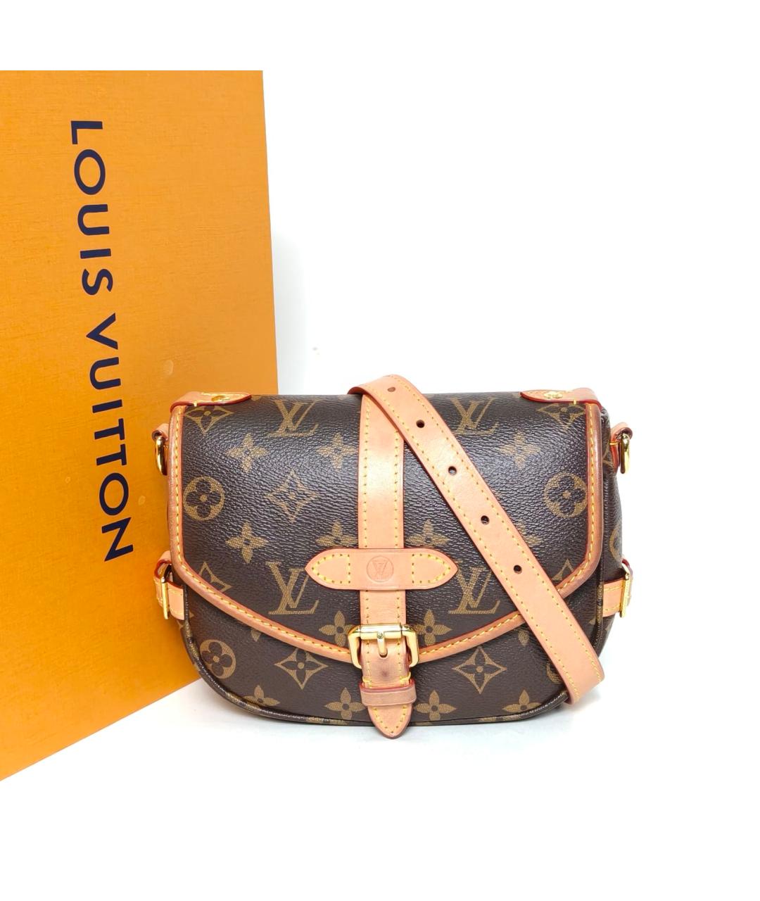 LOUIS VUITTON Коричневая сумка через плечо, фото 9