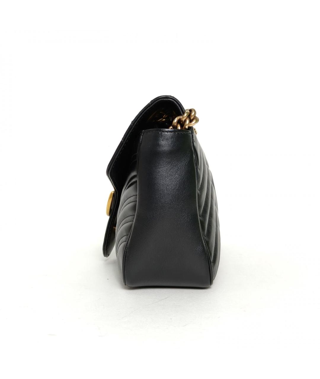 GUCCI Черная кожаная сумка через плечо, фото 3