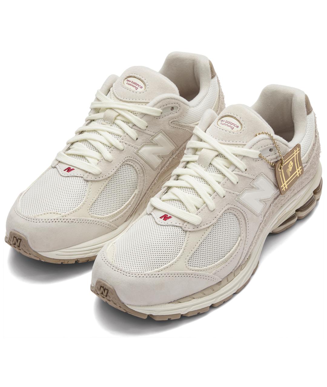 NEW BALANCE Бежевые замшевые кроссовки, фото 3