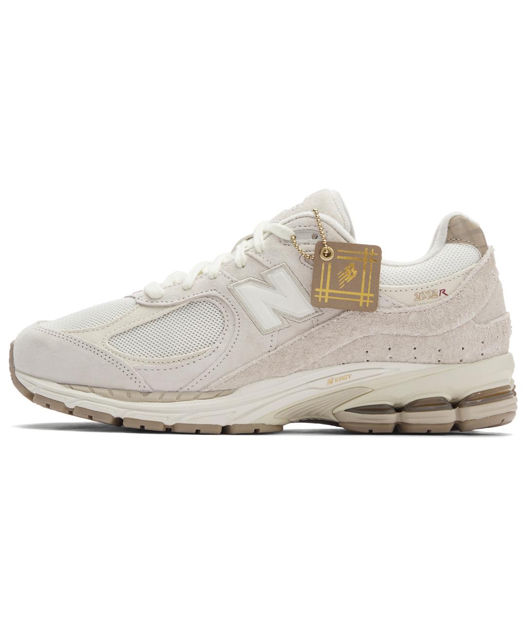 NEW BALANCE Бежевые замшевые кроссовки, фото 2