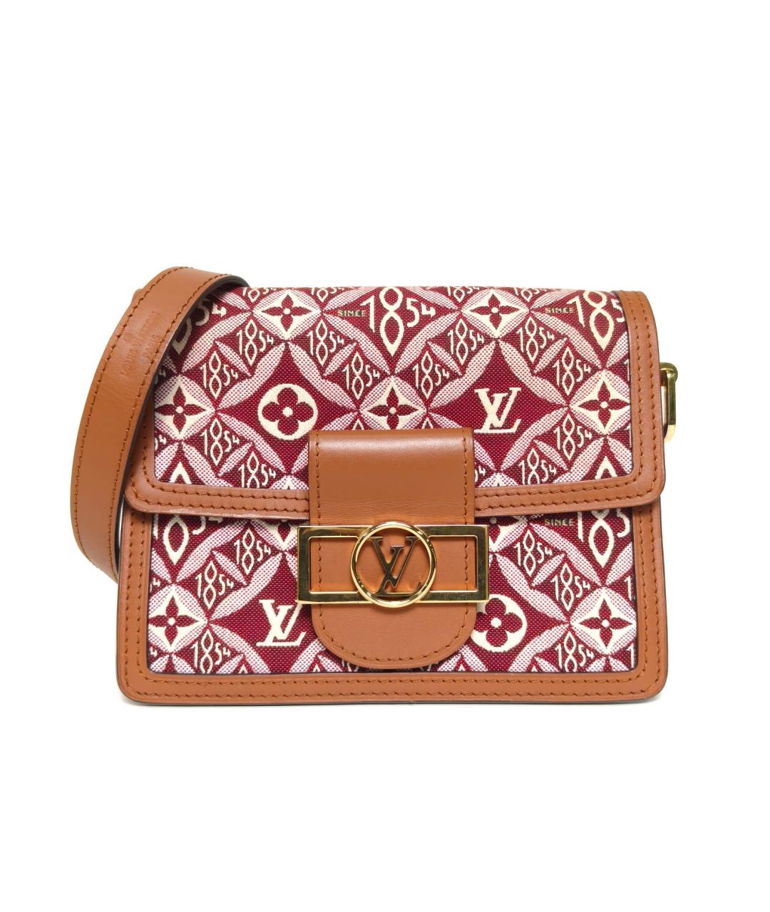 LOUIS VUITTON Бордовая сумка через плечо, фото 2